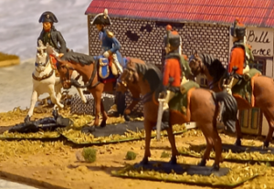 battaglia di Waterloo con soldatini 1-72.